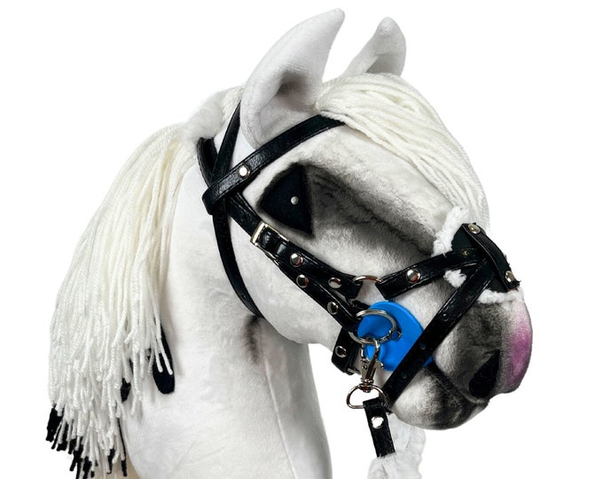 Hobby horse Hanoverian, hobby horse, hobby horse with bridle, steckenpferd, horse on a stick, hobbyhorse, realistic hobby horse