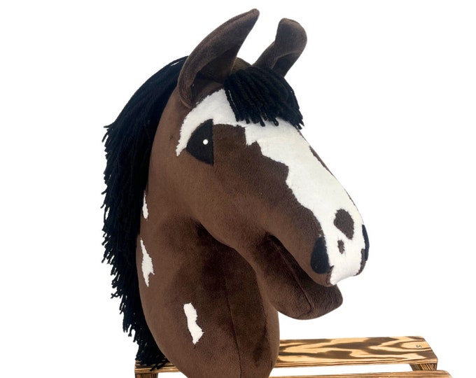 Hobby horse, bay horse, brown hobby horse, hobby horse premium, steckenpferd, horse on a stick, hobbyhorse, dark brown horse, real horse