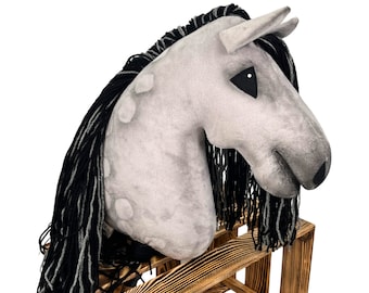 Hobby horse, apple horse, grey hobby horse, hobby horse premium, steckenpferd, horse on a stick, hobbyhorse, grey horse, real horse