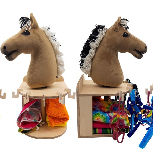 Handmade Wooden Stable for 4 Hobby Horse Stick Horses. Etsy