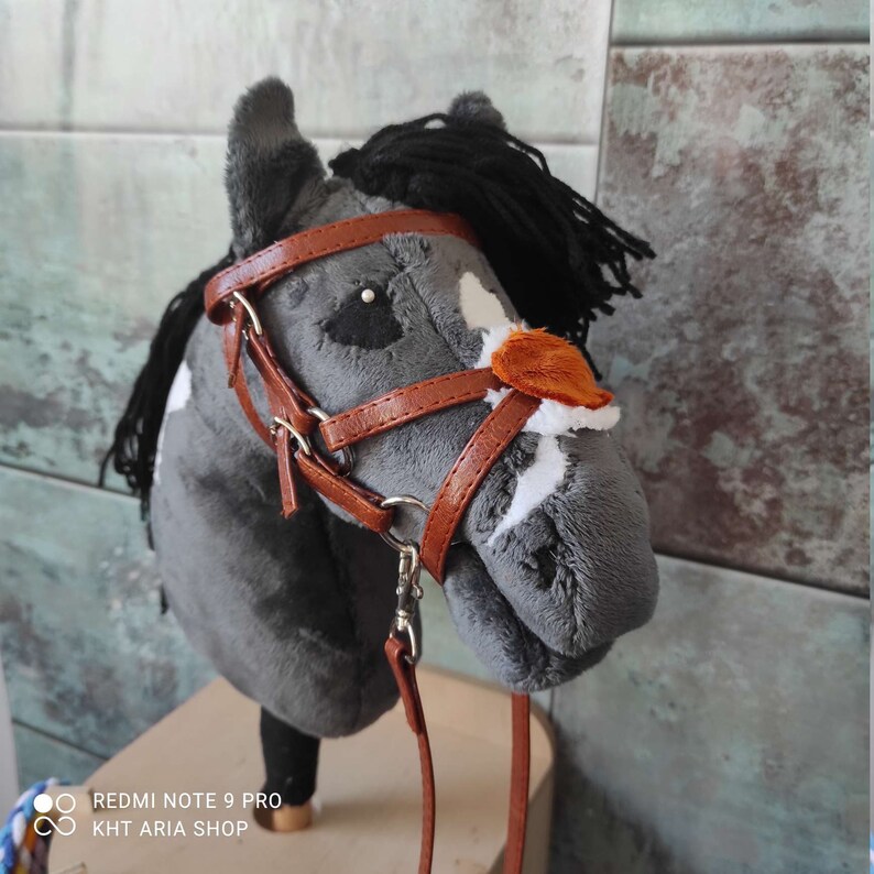Mexican bridle for hobby horse BEIGE Etsy