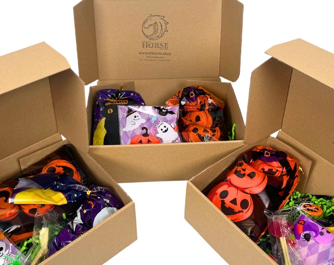 Scary box halloween, halloween set hobby horse, realistic hobby horse, accesories for hobby horse, cordeo, gift for horselover, halloween