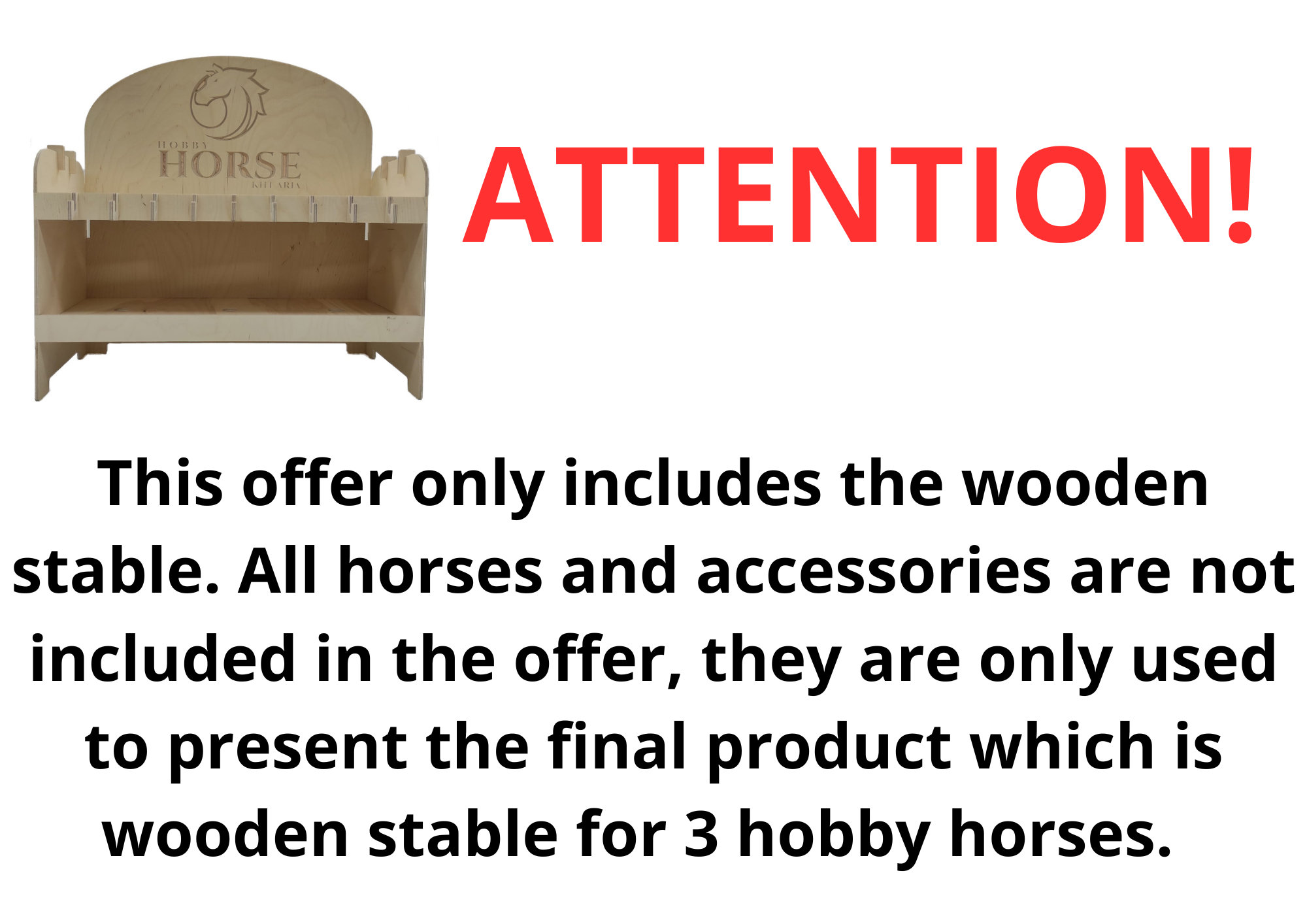 All hobby horses and accessories