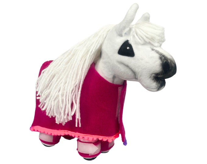 Baby horse mini, hobby horse, accessories mini horse, child horse, horse, gift for child, small horse for play, child, baby, accessories set