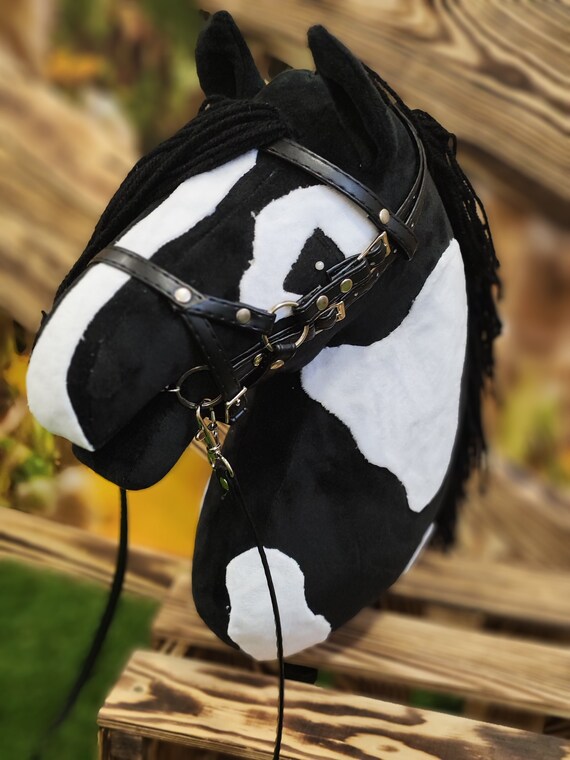 Hobby Horse PREMIUM A4 PIED HORSE With Bridle Etsy