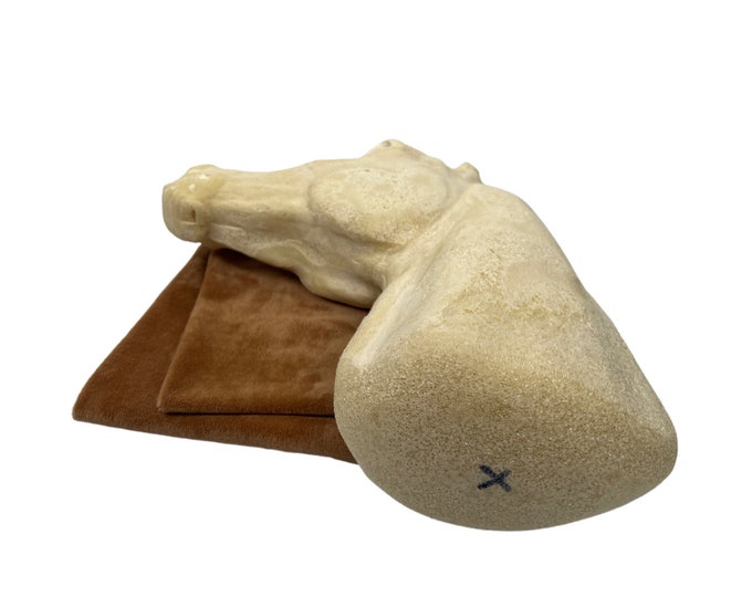 Realistic hobby horse head A3 with cuts  - 3 pieces