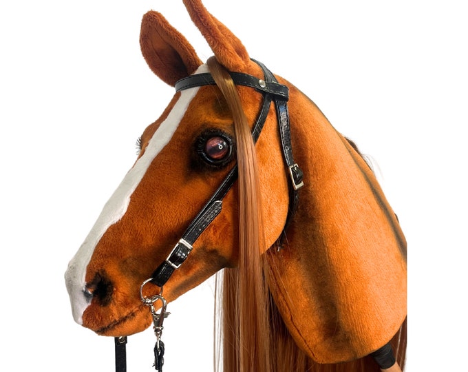 Realistic hobby horse, ginger realistic hobby horse white variety, hobby horse, steckenpferd realistik, real hobby horse, horse on a stick