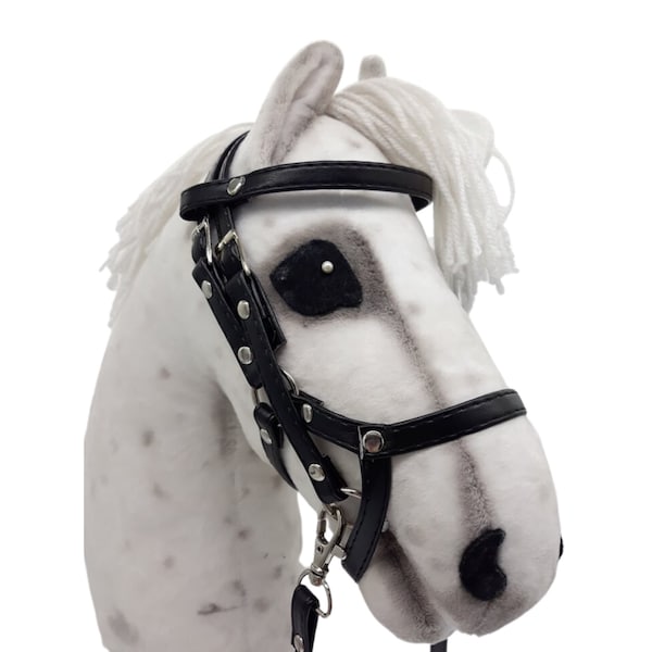 Anatomic bridle for hobby horse, bridle hobby horse, bridle, bridle for hobby horse, accessories hobby horse, hobby horse bridle