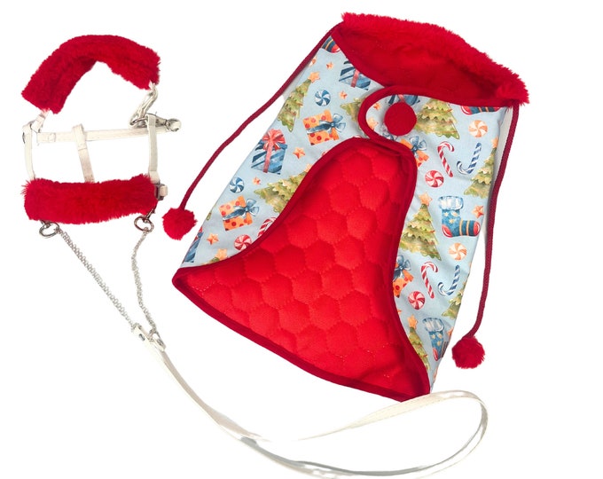 Winter accessories SET  for realistic hobby horse version 2, hobby horse, Christmas, Christmas gift hobbyhorse, realistic horse