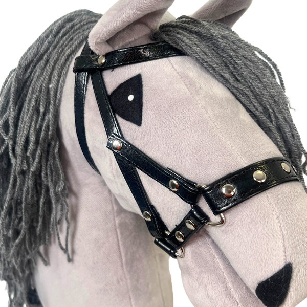 Sidepull bridle for hobby horse, bridle hobby horse, bridle, bridle for hobby horse, accessories hobby horse, bitless bridle for hobby horse