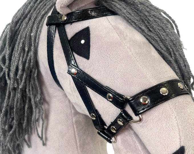 Sidepull bridle for hobby horse, bridle hobby horse, bridle, bridle for hobby horse, accessories hobby horse, bitless bridle for hobby horse