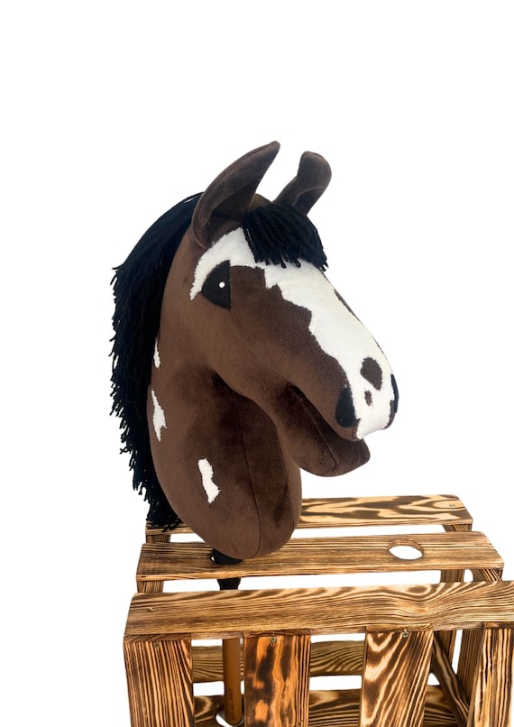 Hobby horse, bay horse, brown hobby horse, hobby horse premium, steckenpferd, horse on a stick, hobbyhorse, dark brown horse, real horse