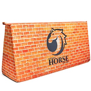 Obstacle for hobby horsing 50 cm  - made from foam - pattern: BRICK