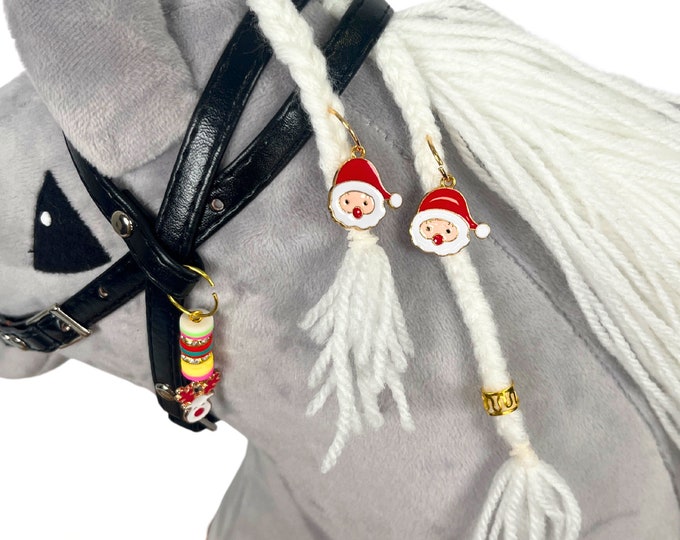 Decorative charms for hobby horse, Christmas gift hobby horse, jewelry hobby horse, colorful jewelry hobbyhorse Christmas