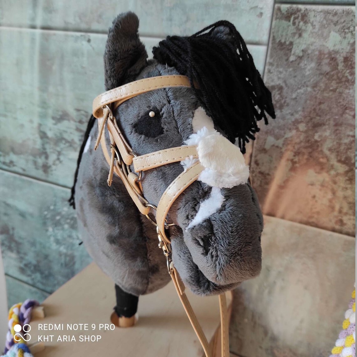 Mexican bridle for hobby horse BLACK Etsy