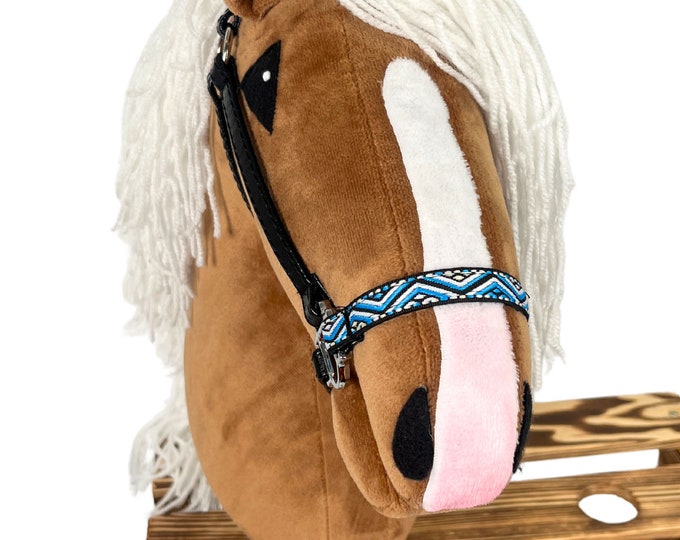 Bridle for hobby horse, realistic color bridle, realistic bridle, halter hobbyhorse, bridle hobby horse