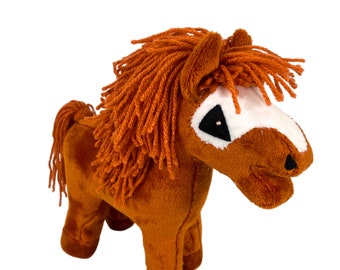 ES0054 A Charming Embroided Little Horse or Pony Child's Toy or