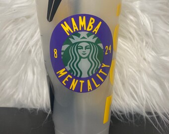custom laker cup kobe bryant starbucks cup reusable starbucks cup kobe starbucks cup starbucks tumbler mamba personalized cup drinkware home living dekorasyonu net