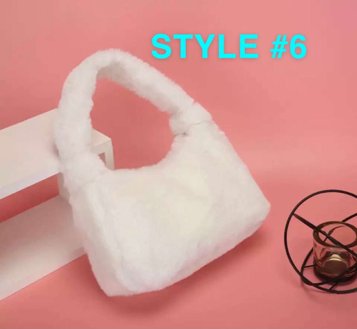 Super cute fluffy tote bag Etsy