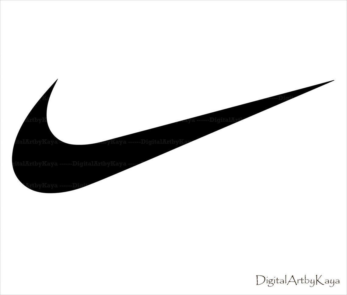Nike Logo Svg Swoosh Svg Nike Logo Cut File Nike Png Nike | Etsy