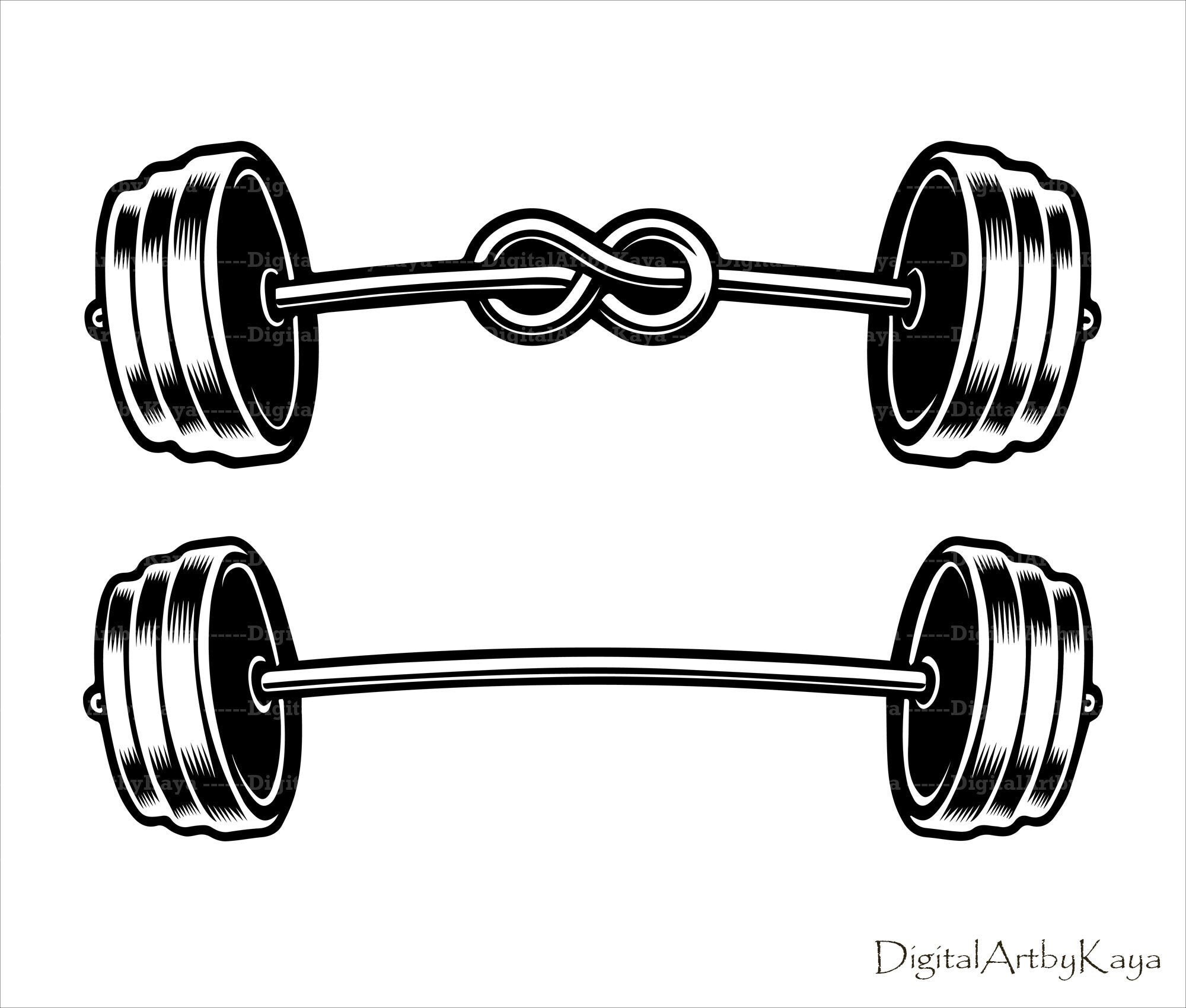 Barbell Svg Barbell Cricut Gym Svg Working Out Cardio Etsy