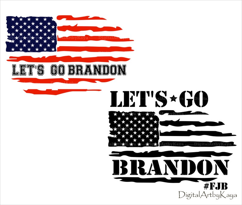 Let s Go Brandon Svg Fjb Svg Lets Go Brandon Etsy