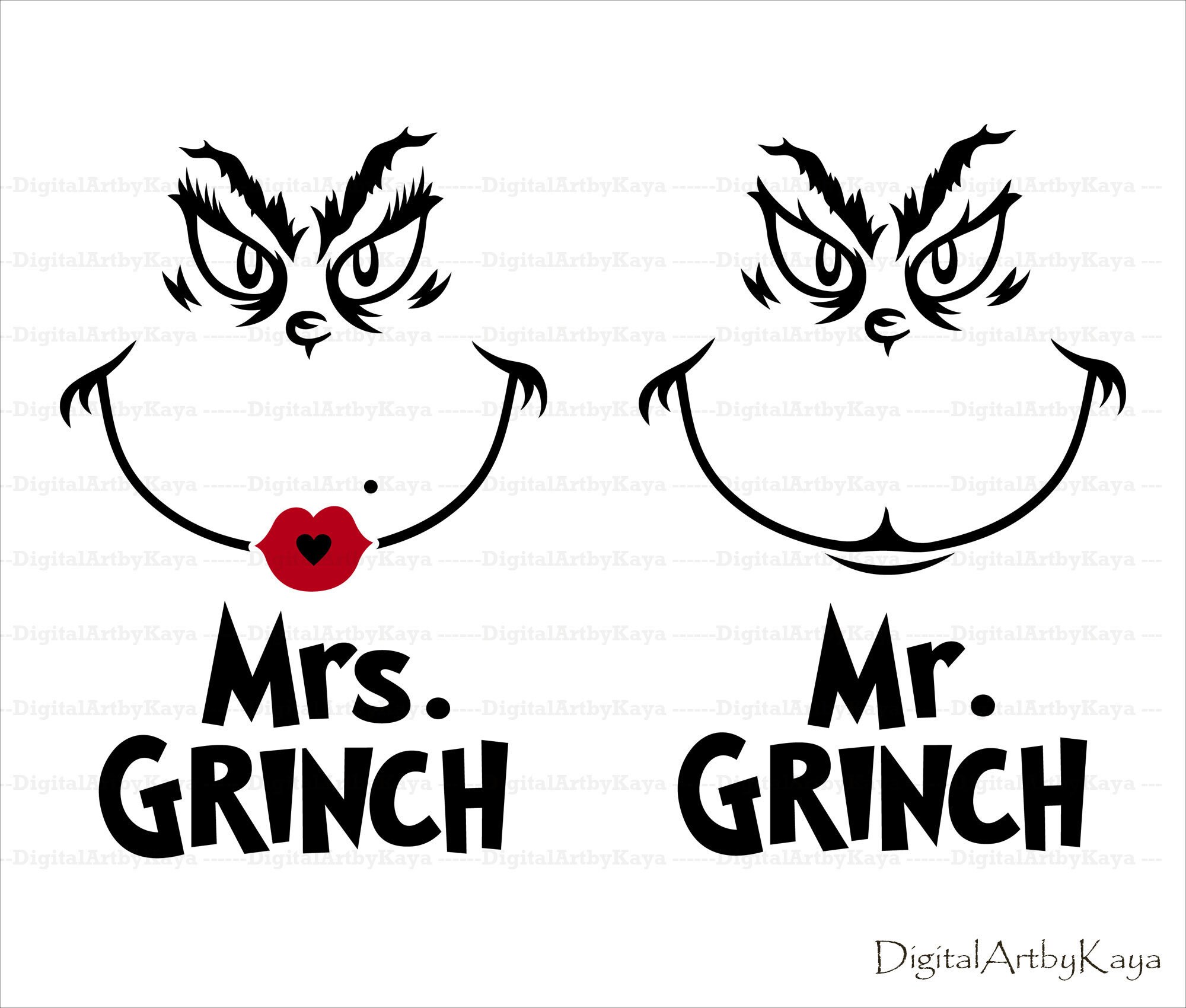 Grinch Face SVG PNG PDF Cricut Silhouette Cricut svg | Etsy