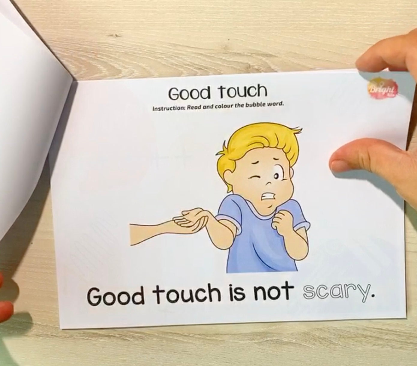Good Touch Bad Touch A5 Printable Booklet Child Abuse - Etsy Singapore