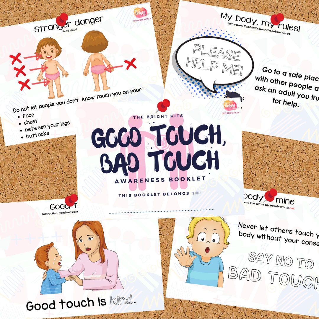 Buy Good Touch Bad Touch A5 Printable Booklet Child Abuse Online ...