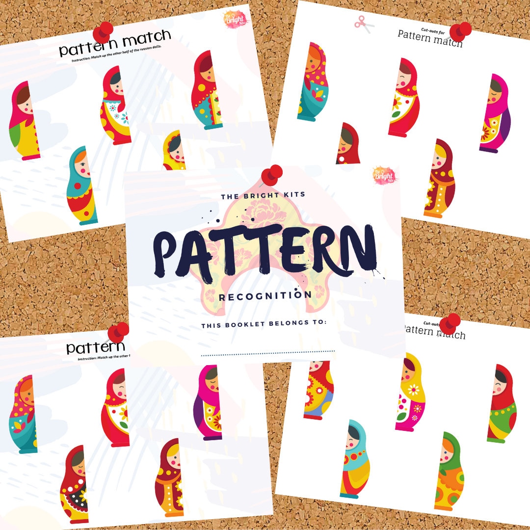 Pattern Literate Pattern Recognition A4 Printable Busy Booklet | Visual Discrimination ...
