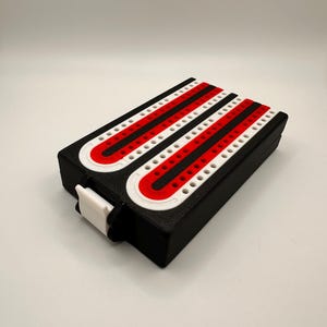 Pocket Cribbage Board with Peg Storage