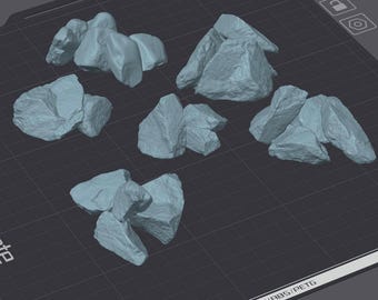 Ostacoli per RC Rock Crawler / File STL di rocce realistiche stampabili in 3D per il terreno del percorso