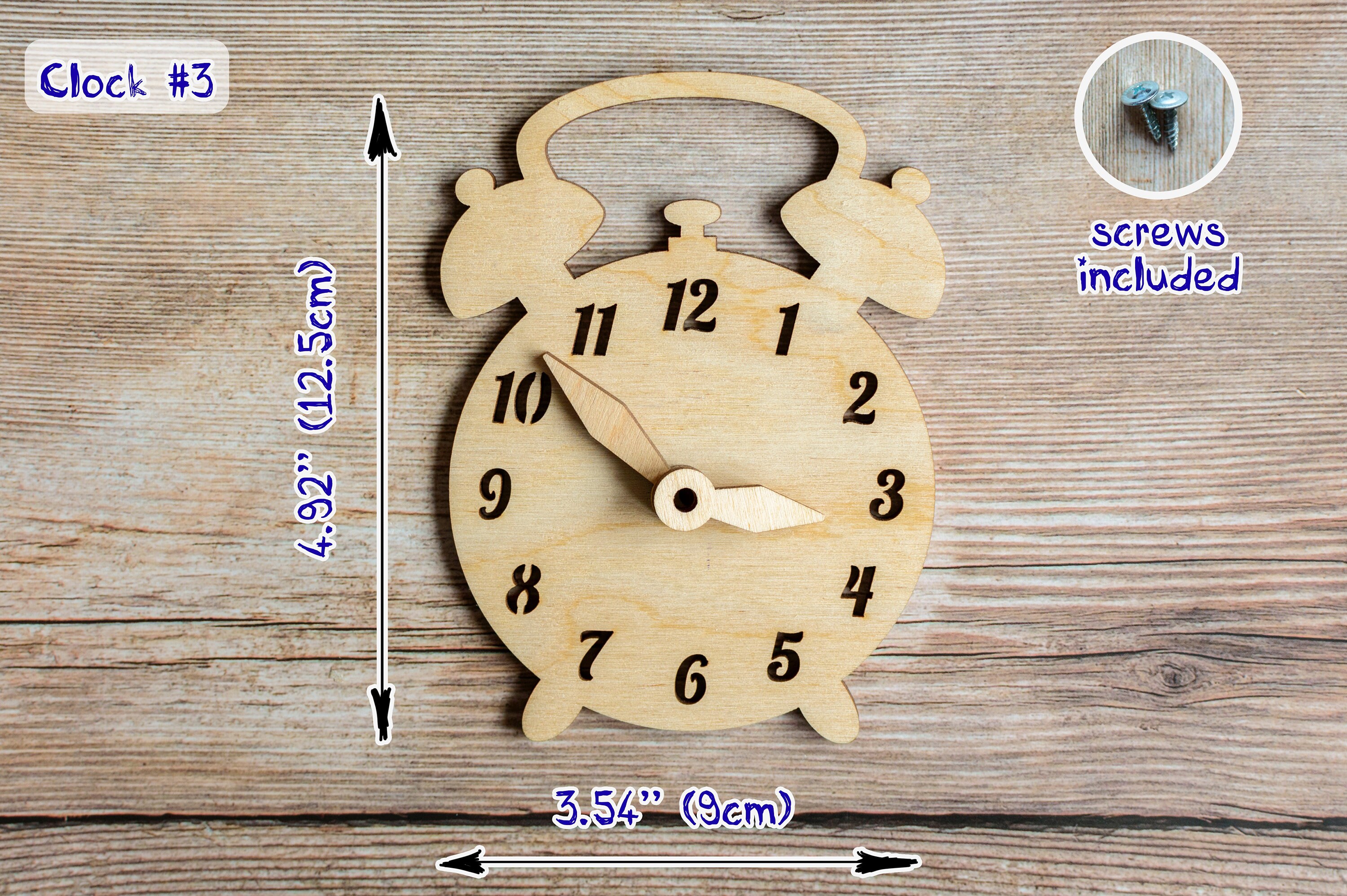 Busy Board Details Clock With Pointers Busy Board Pieces Etsy