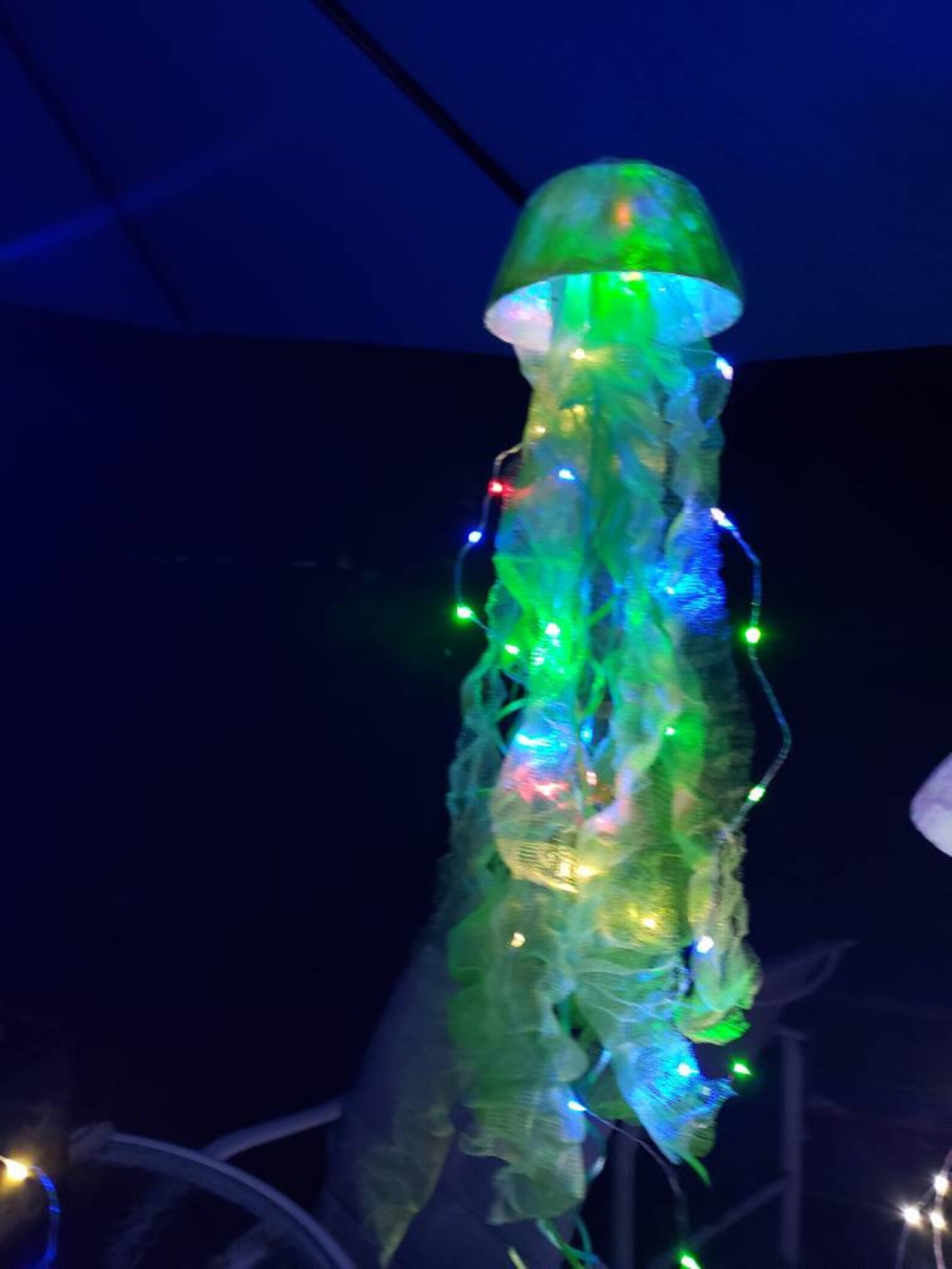 Hanging Jellyfish Lanterns SMALL Nightlight Indoor Etsy