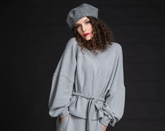 Women's Soft, Knitted Suit