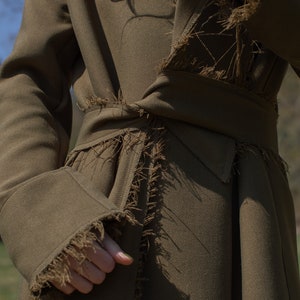 Impressive Khaki Coat without Inner Lining image 5