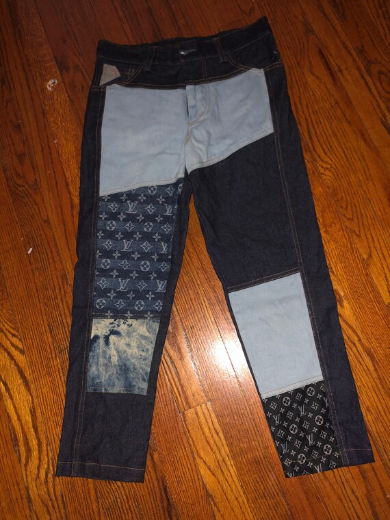 Authentic vintage Louis Vuitton denim jeans