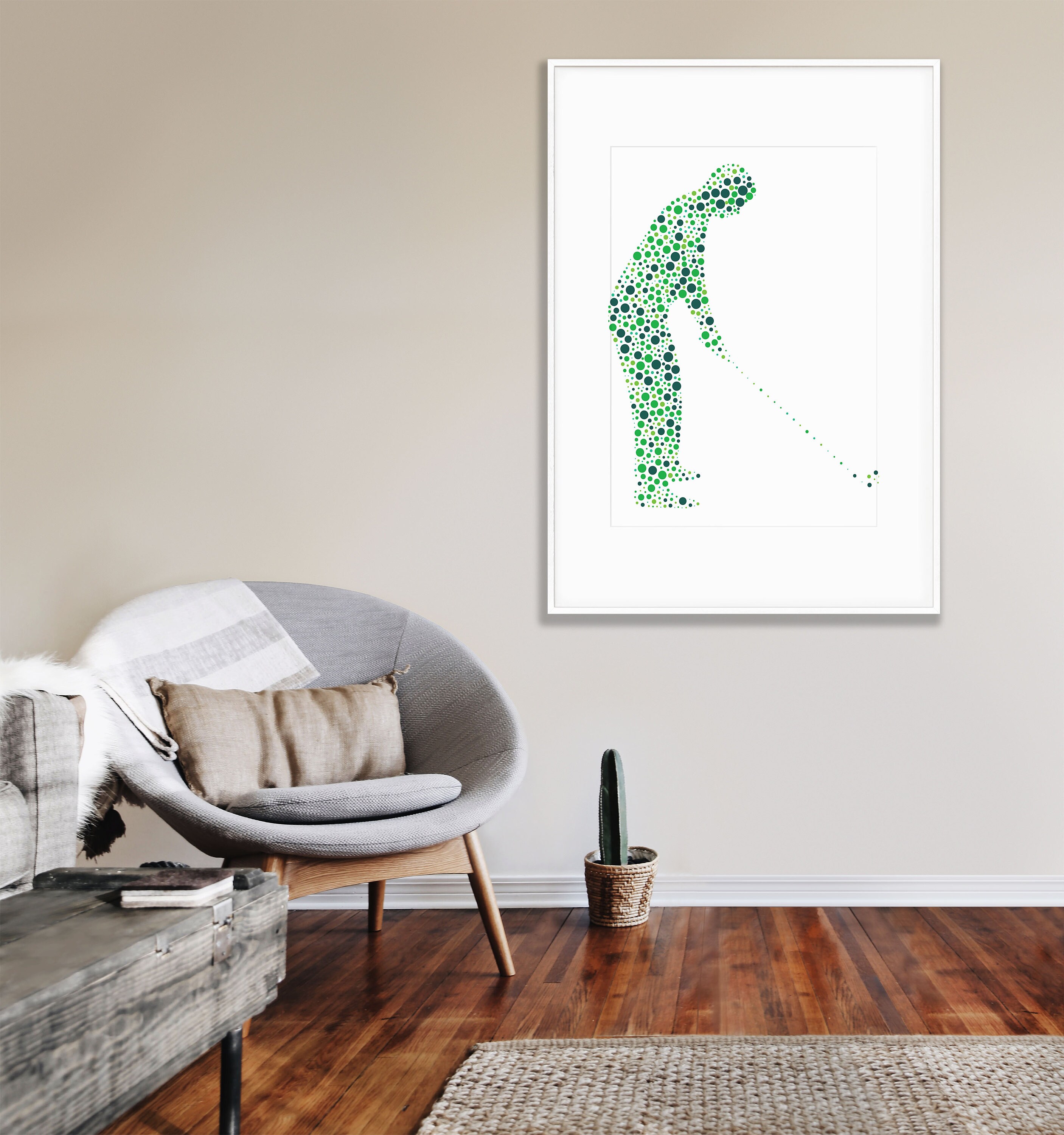 Golf Wall Decor Golf Gift Golf Digital Download Golf Swing Etsy