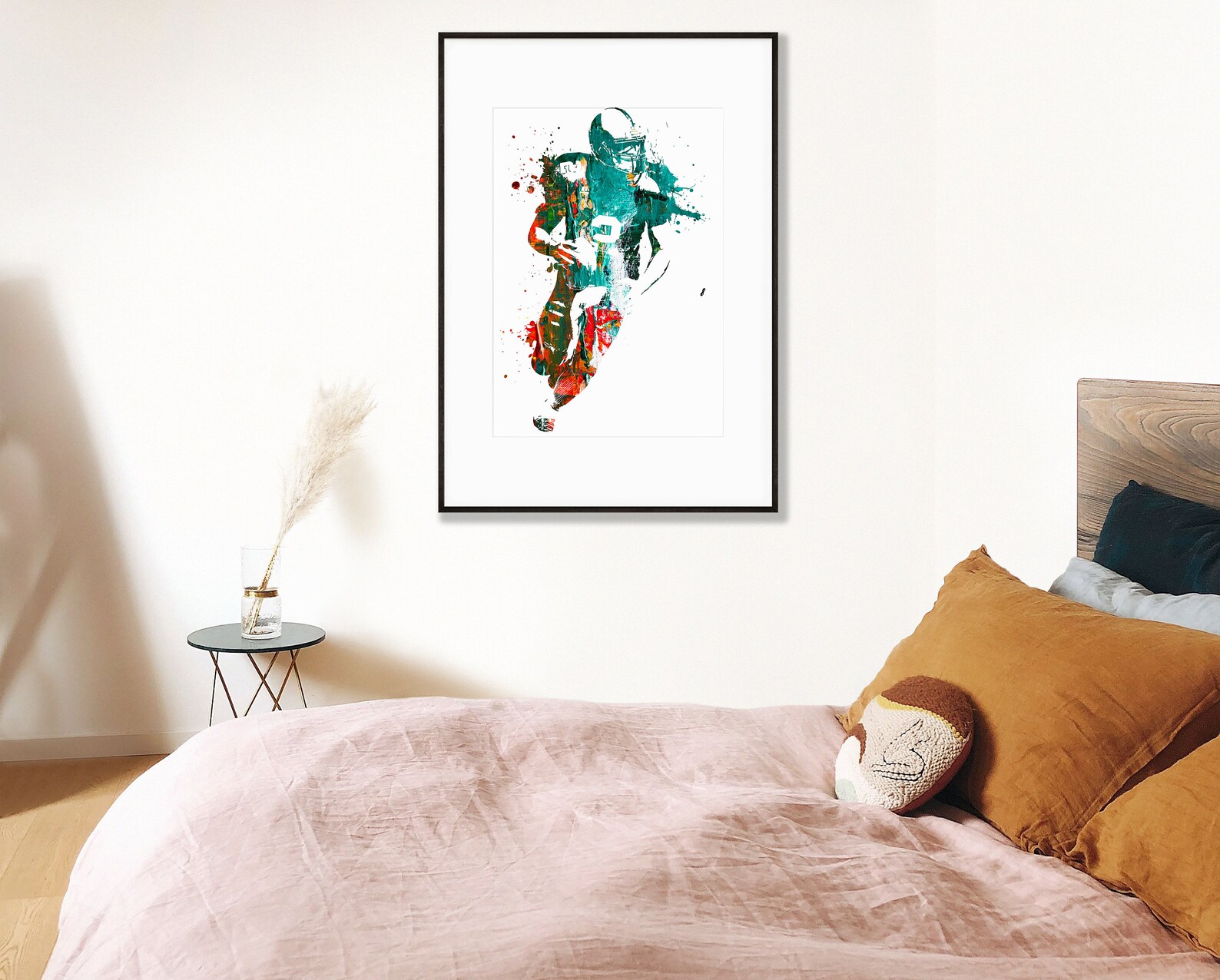 Man Cave Wall Art American Football Printable Sports Wall | Etsy