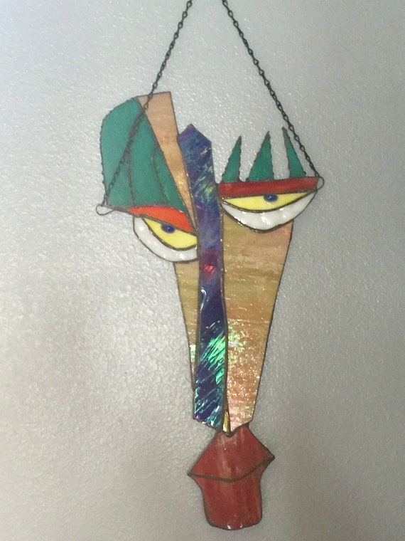 HERB Stained Glass Wall Hanging Etsy