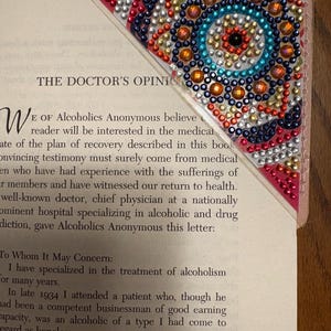 Corner Bookmark Mandala-themed Diamond Art