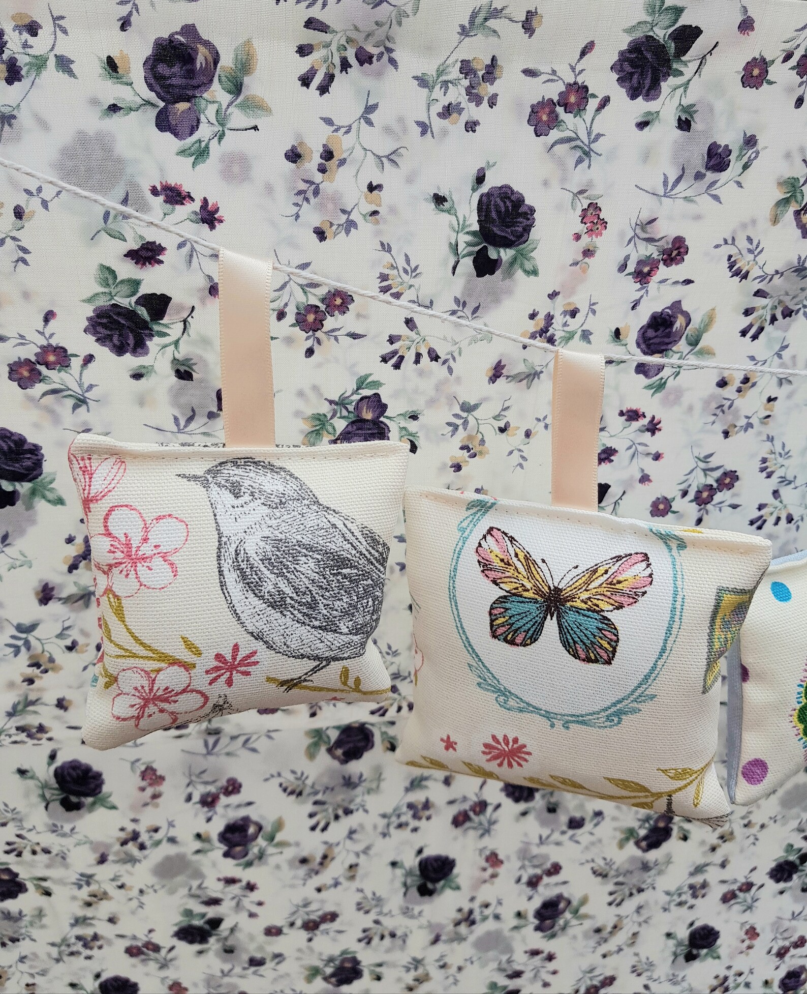 Floral Lavender Scented Pouches Etsy