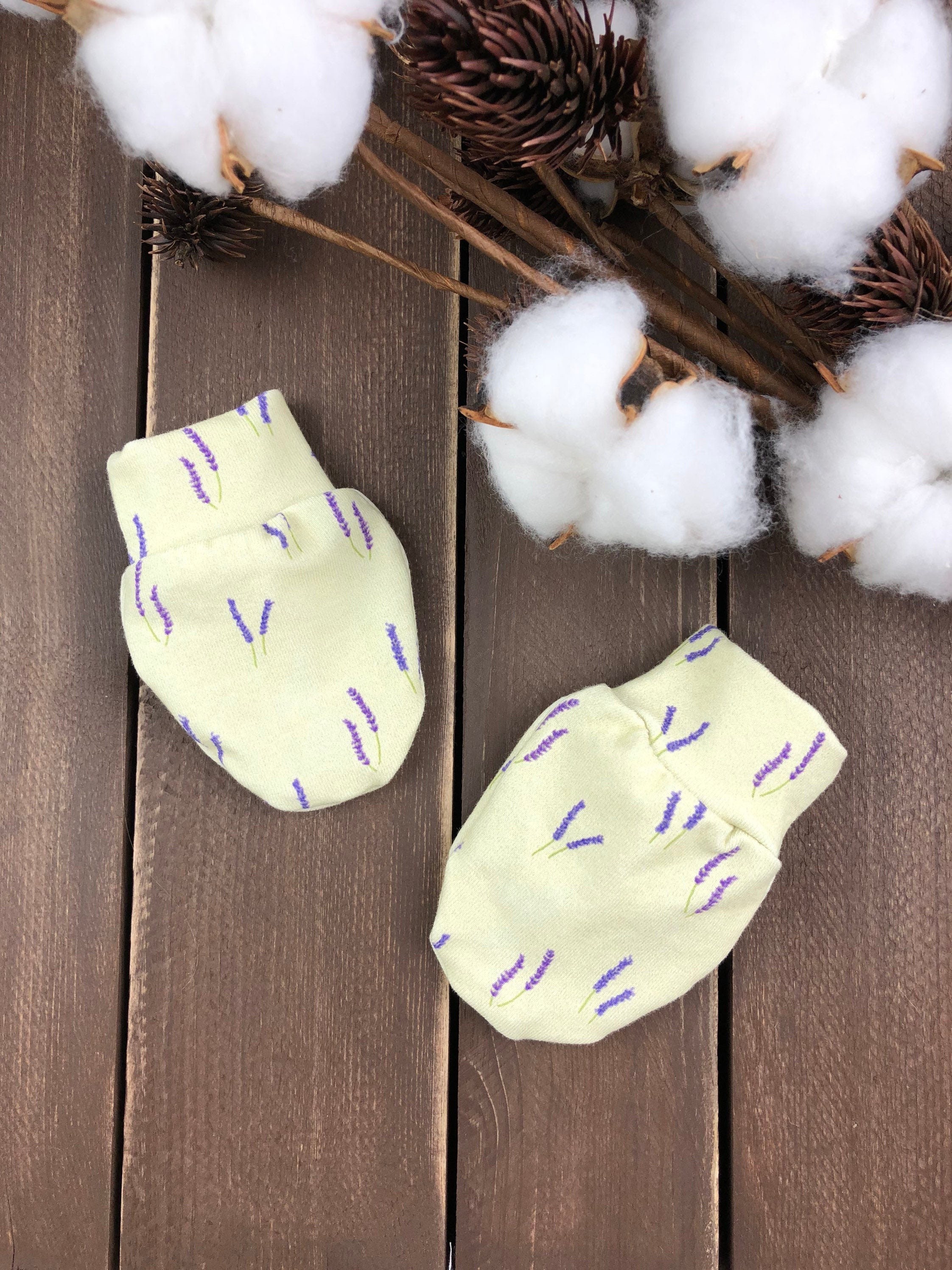 Organic Cotton Scratch Mittens Etsy