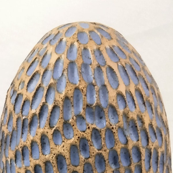 Large Sound Sculpture Egg - Handmade by Demetria Chappo - Listen to the Sound it makes!