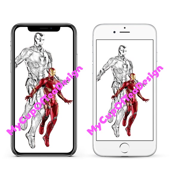 Avengers Ironman Wallpaper Marvel Superhero Ios Iphone Etsy