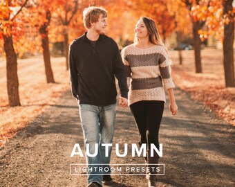 Lightroom Presets - Autumn | Warm Fall Tones,  Nature and Portrait Photography Filters – Mobile & Desktop