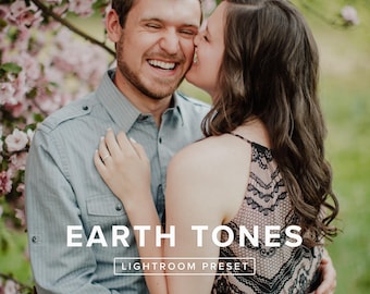 Lightroom Preset – Earth Tones | Warm Organic Tones for Nature and Outdoor Portrait Photography, Spring and Summer Preset – Mobile & Desktop
