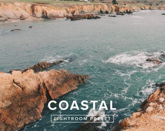Lightroom Preset - Coastal | Soft Film Tones, Beach and Nature Photography - Mobile & Desktop