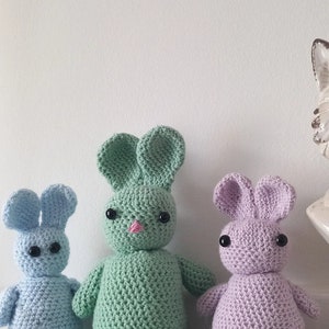 Handmade crochet bunny rabbit teddy