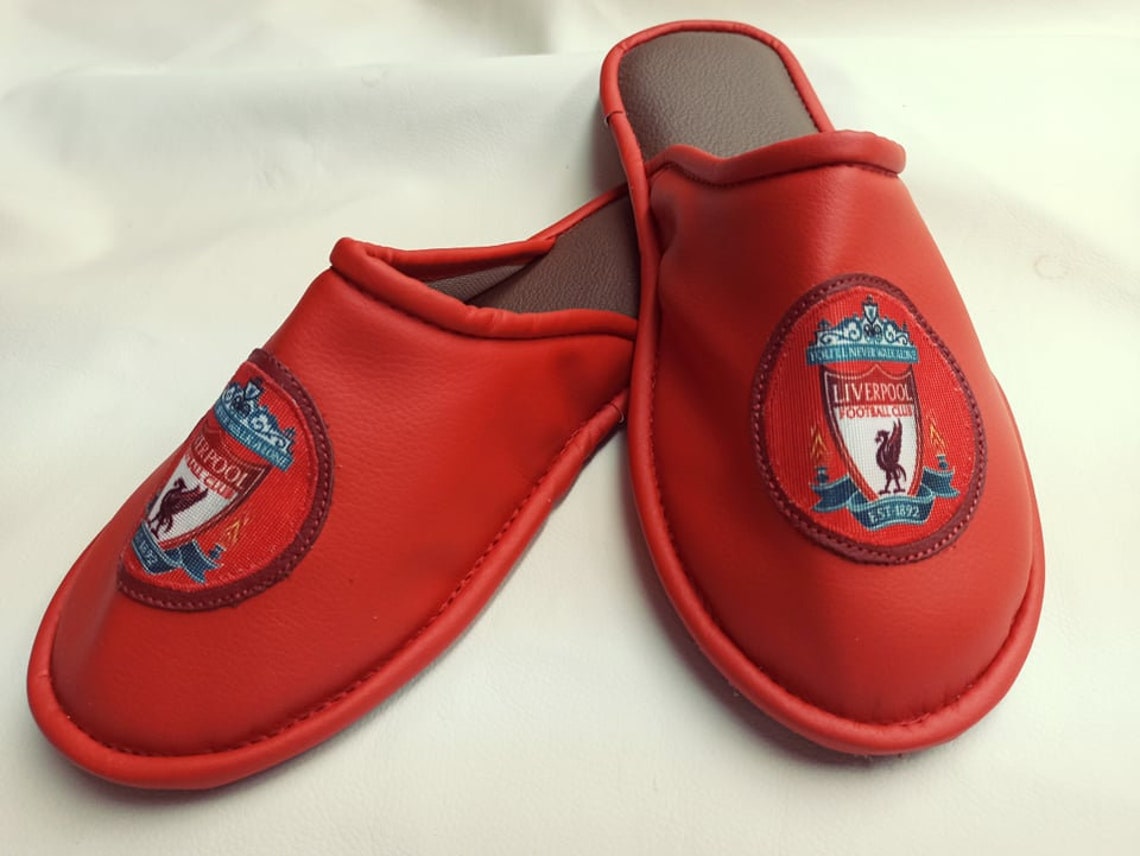 Liverpool Fc Slippers Premier League Champions - Etsy